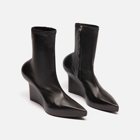 Givenchy Black Leather Sock Boots