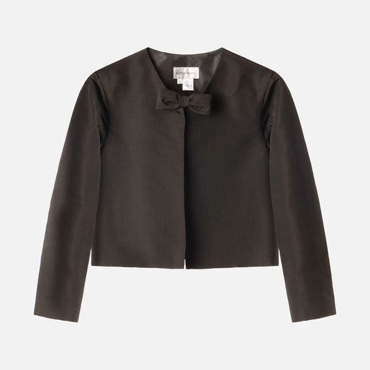 Alexia Maria Black Silk Evening Jacket