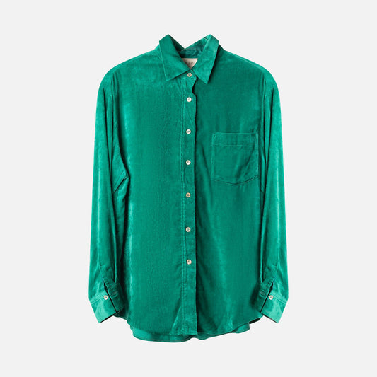 forte_forte Green Viscose Terry Shirt