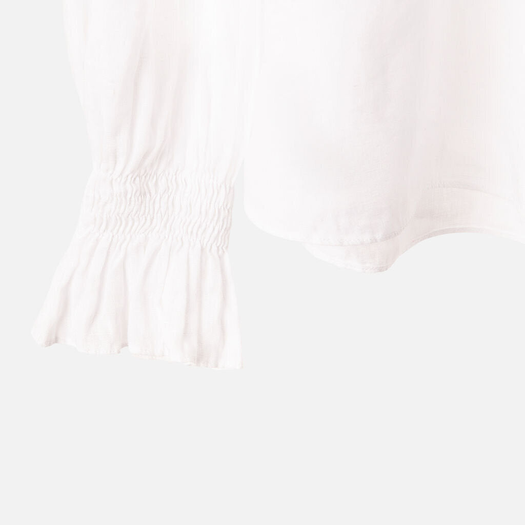 Isabel Marant Etoile White Linen Button Up Top