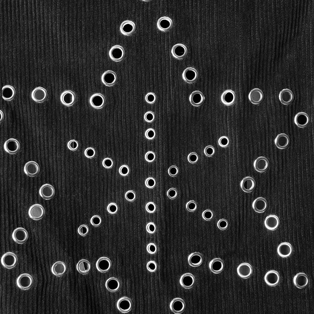 Alix of Bohemia Black Corduroy Vest