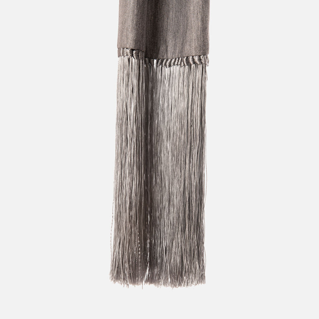 Burberry Gray Wool Dress + Capelet