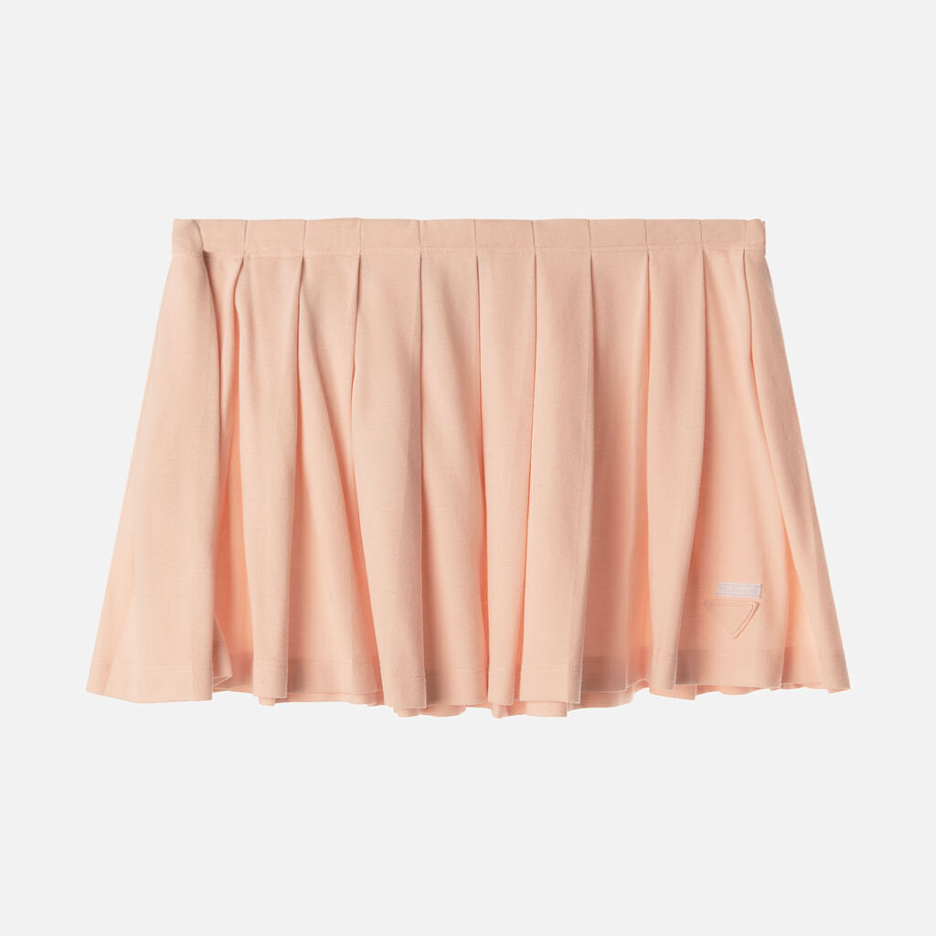 Prada Pink Cotton Pleated Skirt