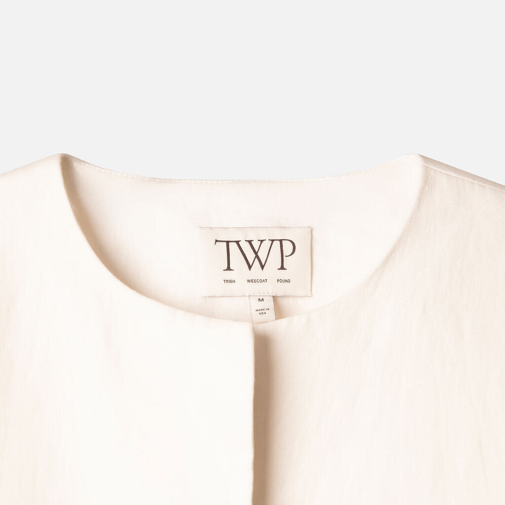 TWP White Linen Jacket