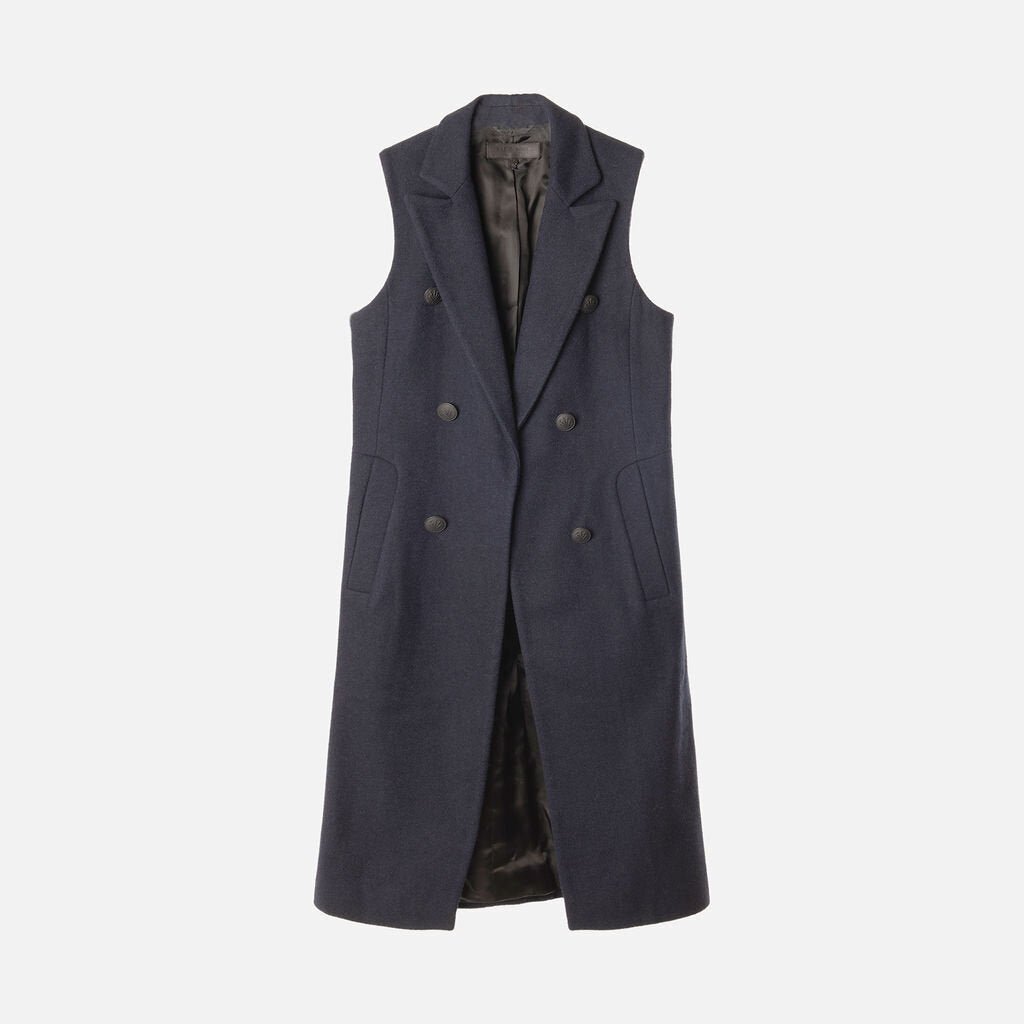 Rag & Bone Blue Long Vest