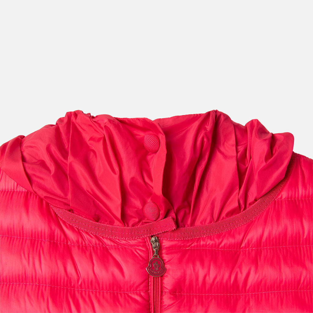 Moncler Pink Down Puffer Vest