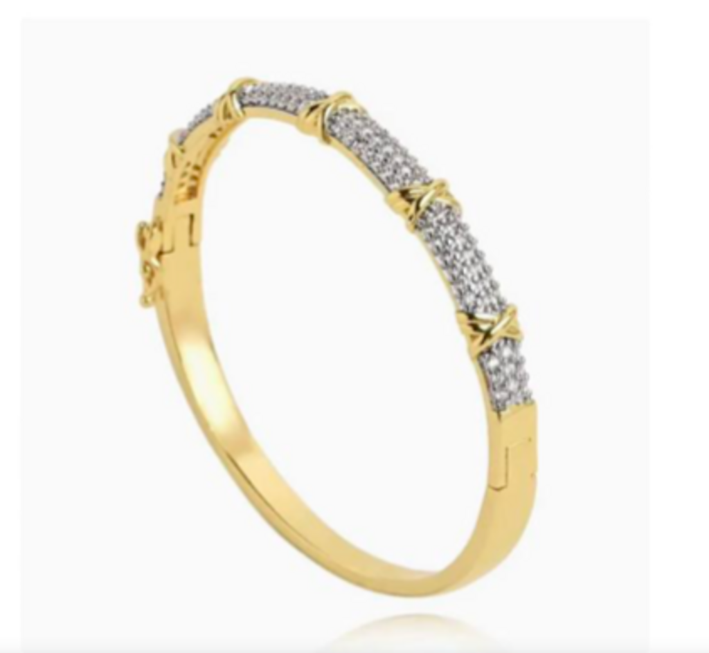 Kit Two Tone Pave Bracelet