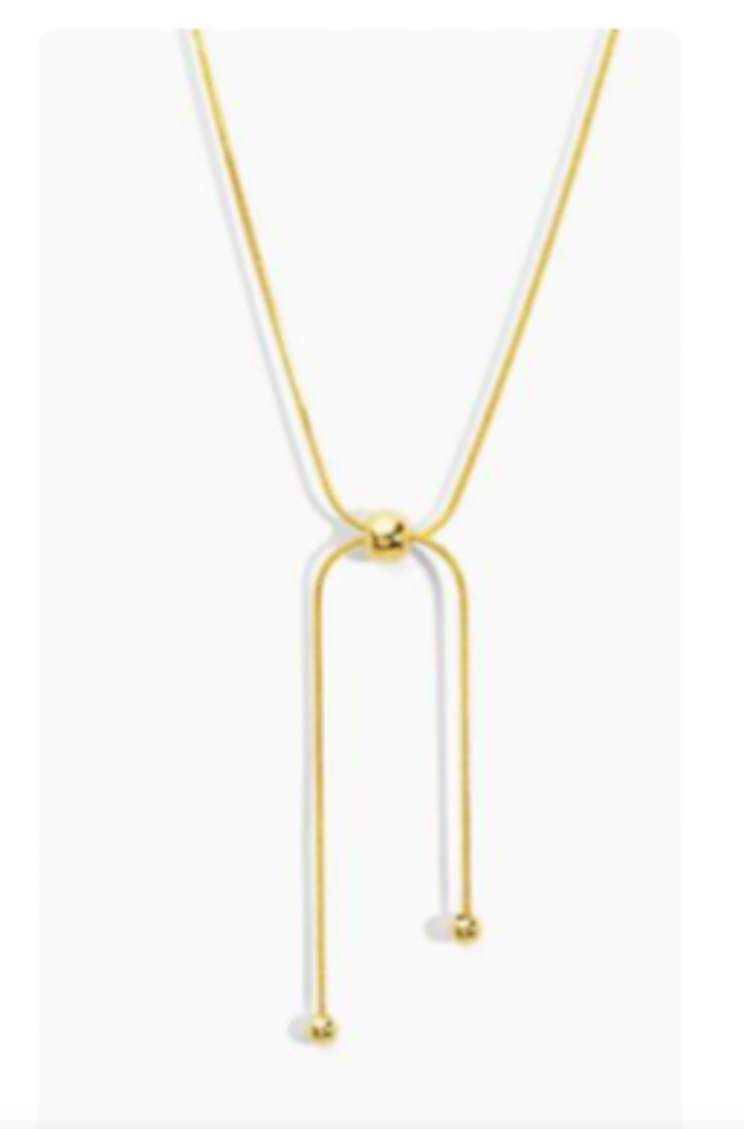 Beaded Lariat Necklace YG