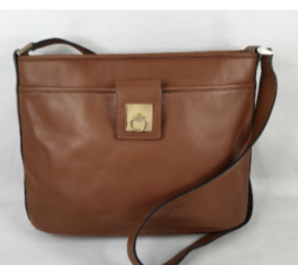 Brown Leather Crossbody Bag