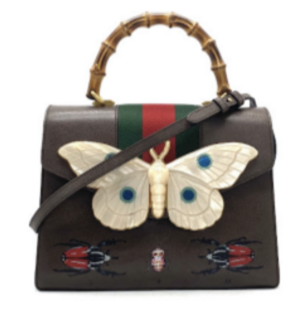 Brown Leather Butterfly Sylvie Bag