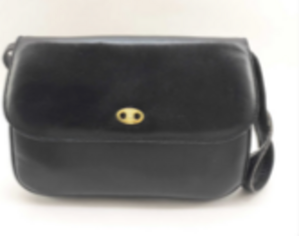 Black Macadam Hardware Shoulder Bag