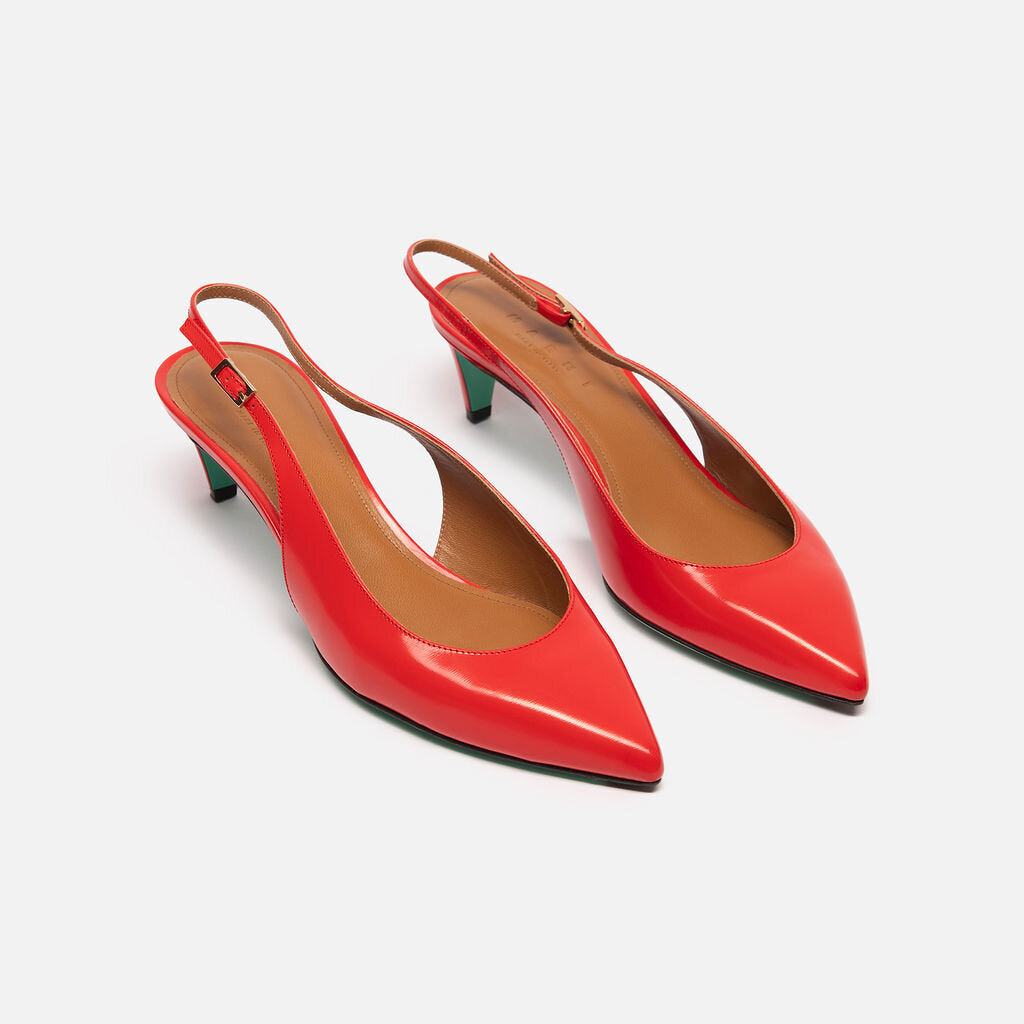 Marni Red Sling Backs