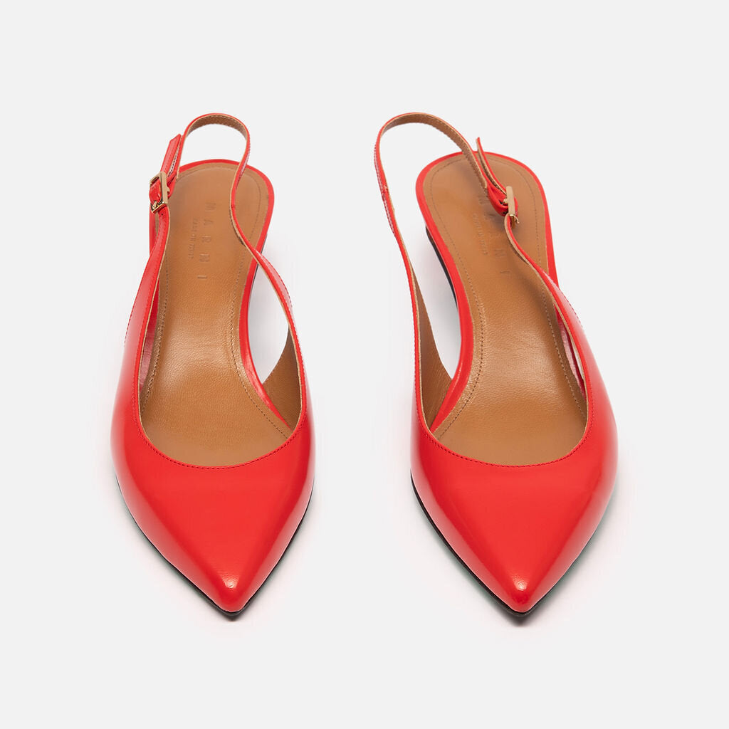 Marni Red Marni Sling Backs