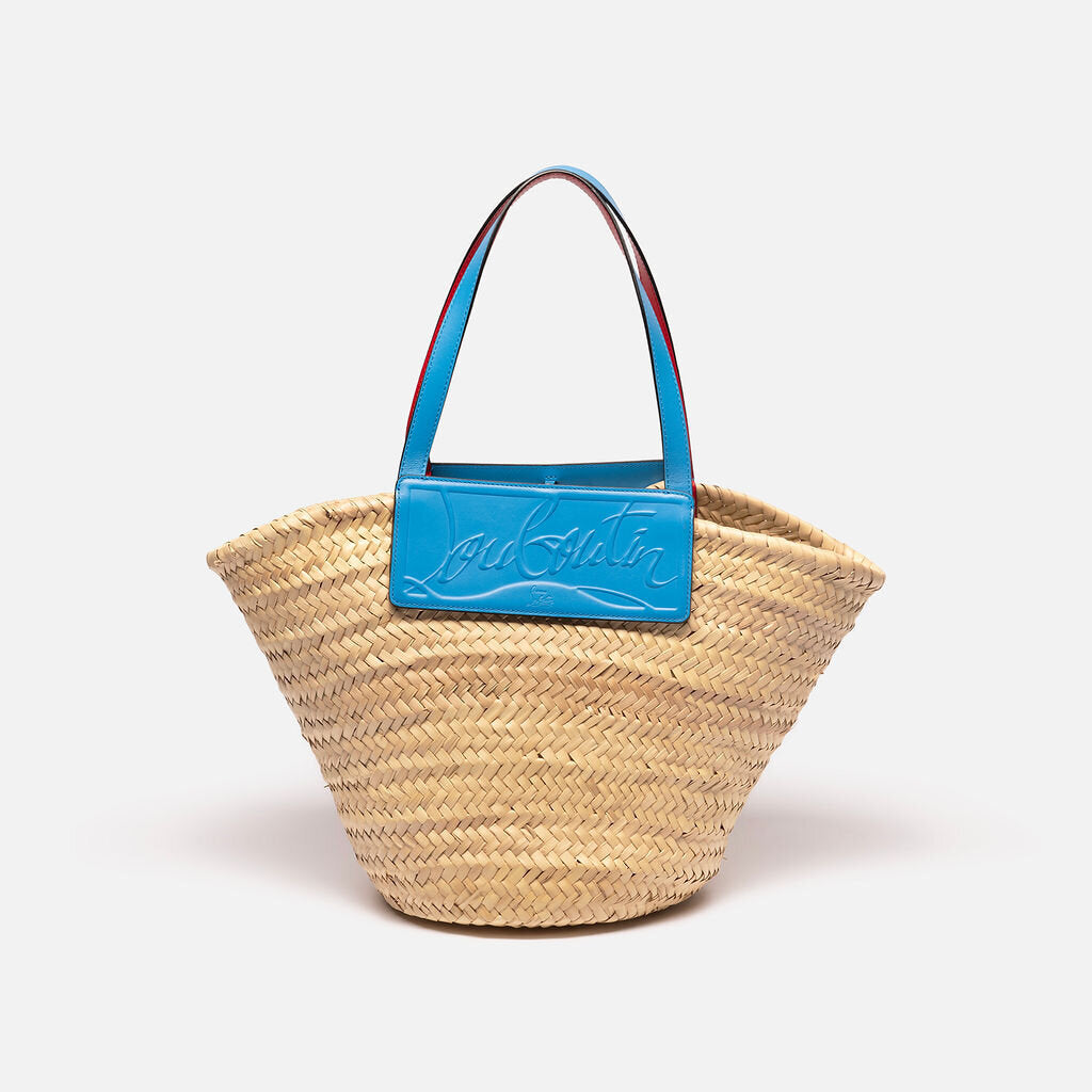 Christian Louboutin Woven Straw Tote