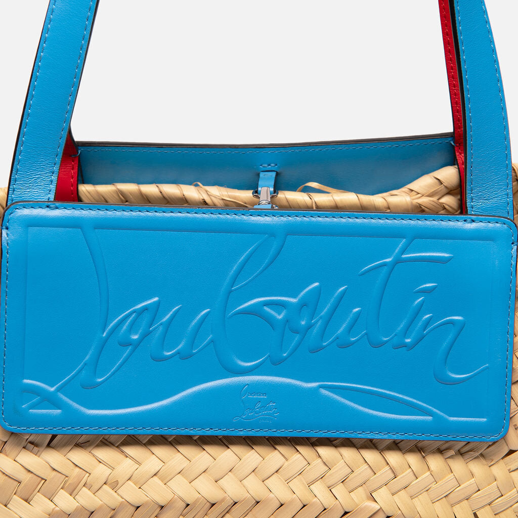 Christian Louboutin Woven Straw Tote