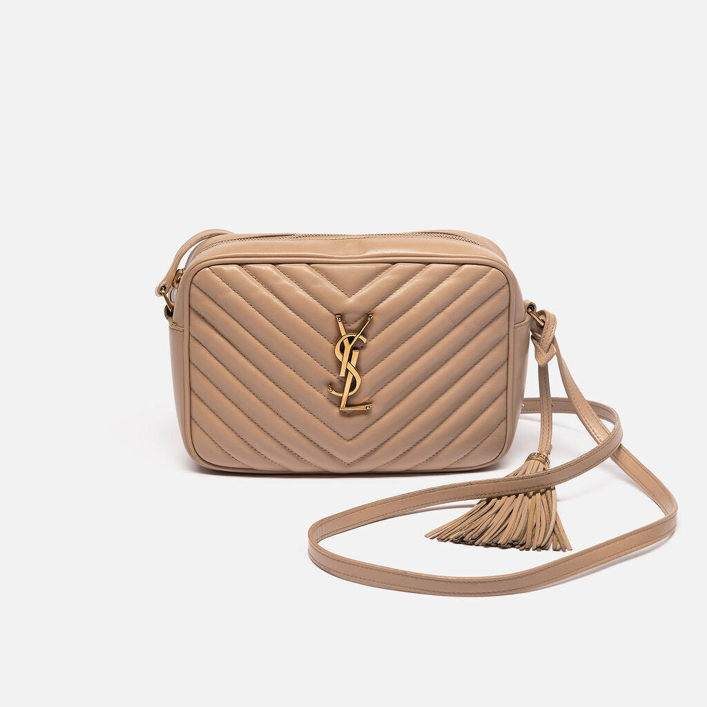 Saint Laurent Tan Camera Bag