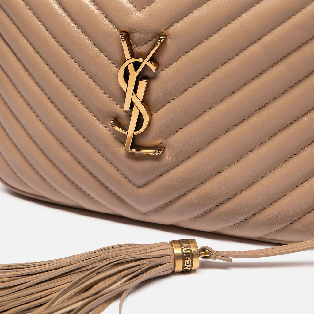 Saint Laurent Tan Camera Bag