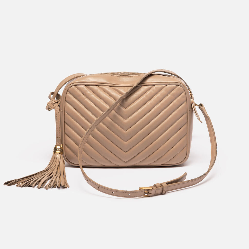 Saint Laurent Tan Camera Bag