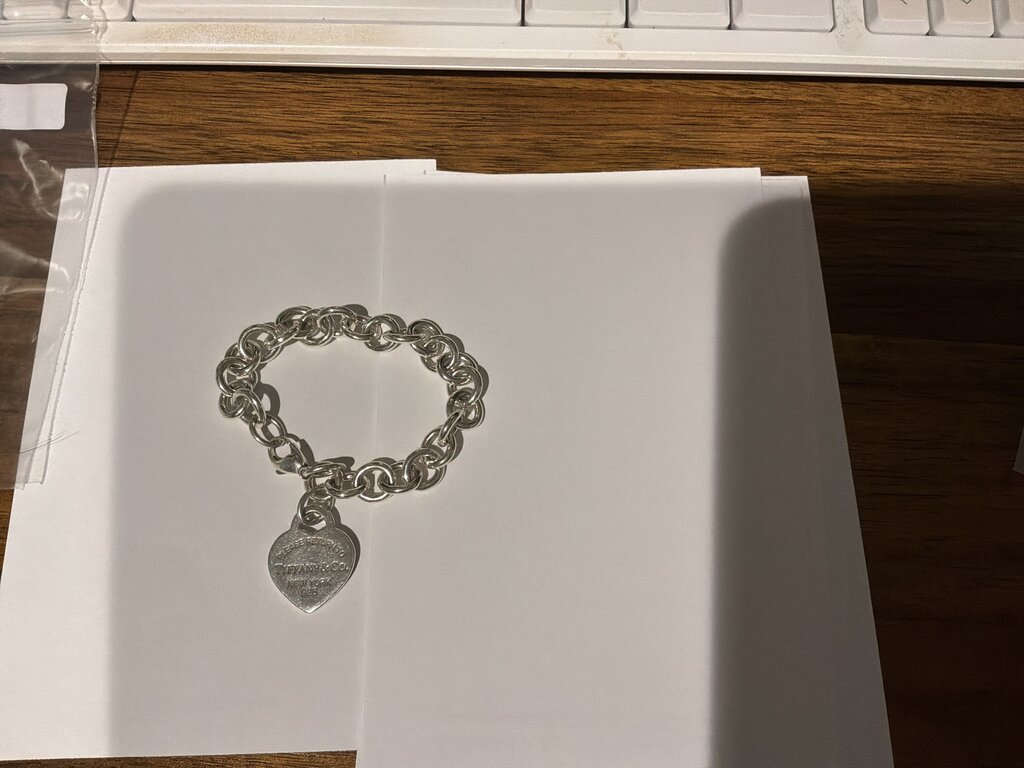 STERLING CHARM BRACELET 27.5