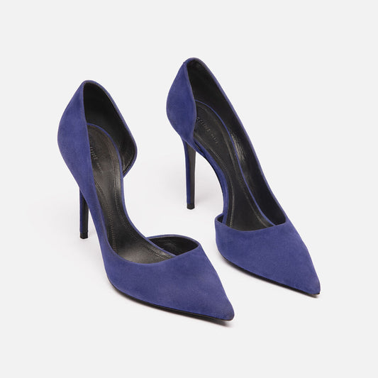Celine Purple Suede Pumps