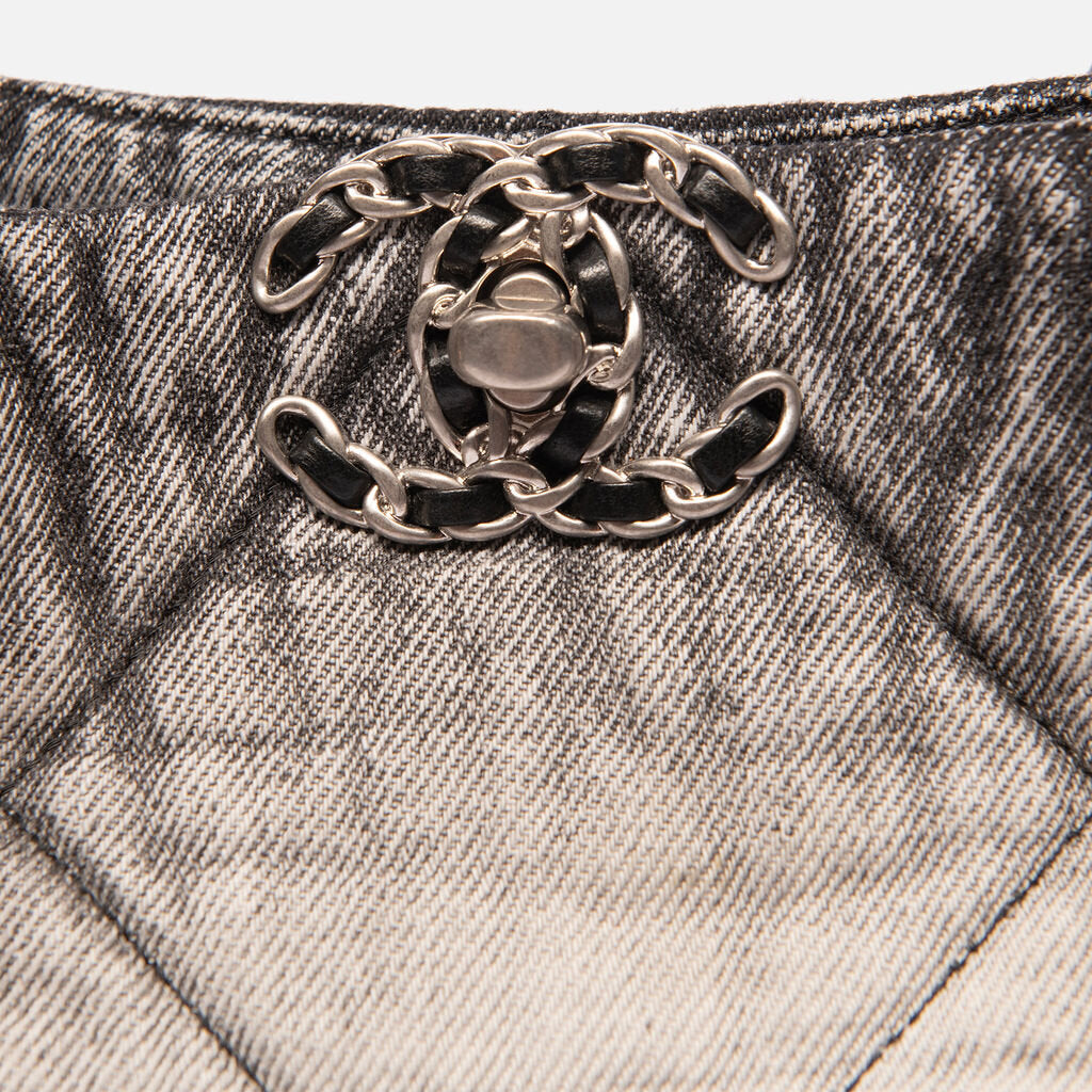 Chanel Denim 19 Shopping Tote