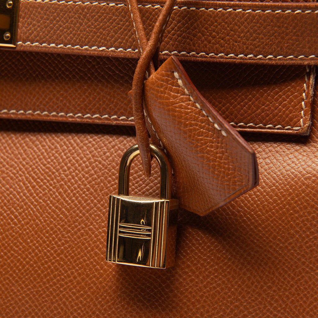 Hermes Kelly 32 Retourne Gold Courchevel