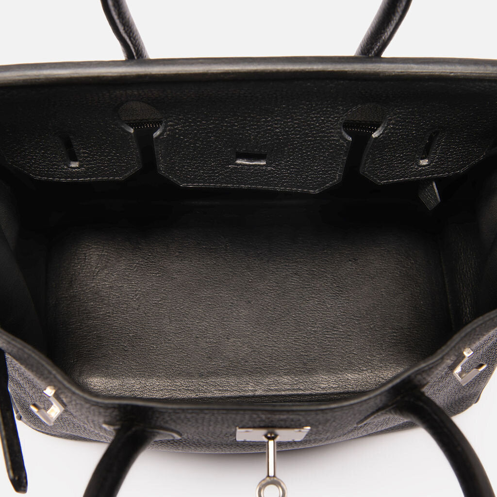 Hermes Black Togo 30 Birkin PHW