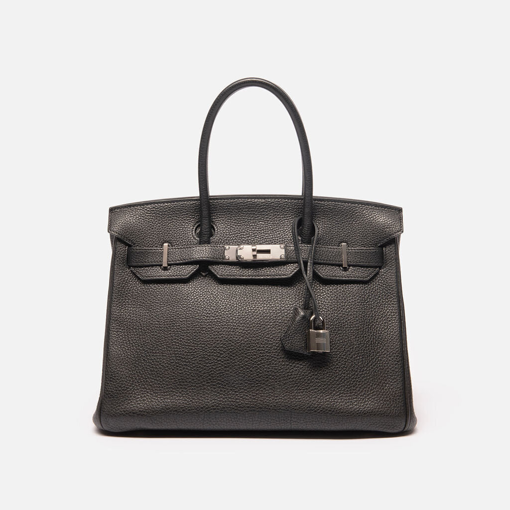 Hermes Black Togo 30 Birkin PHW