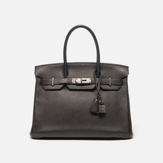 Hermes Black Togo 30 Birkin PHW