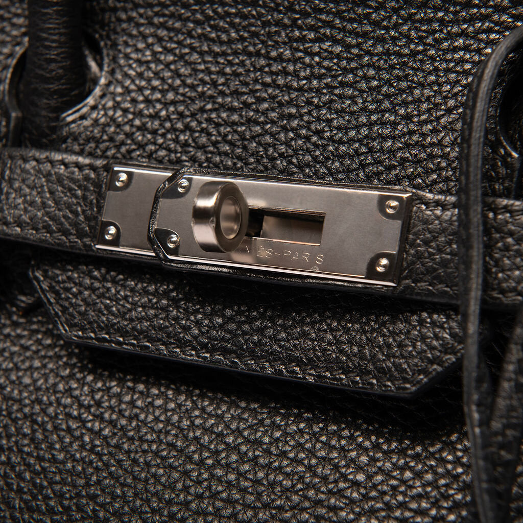 Hermes Black Togo 30 Birkin PHW