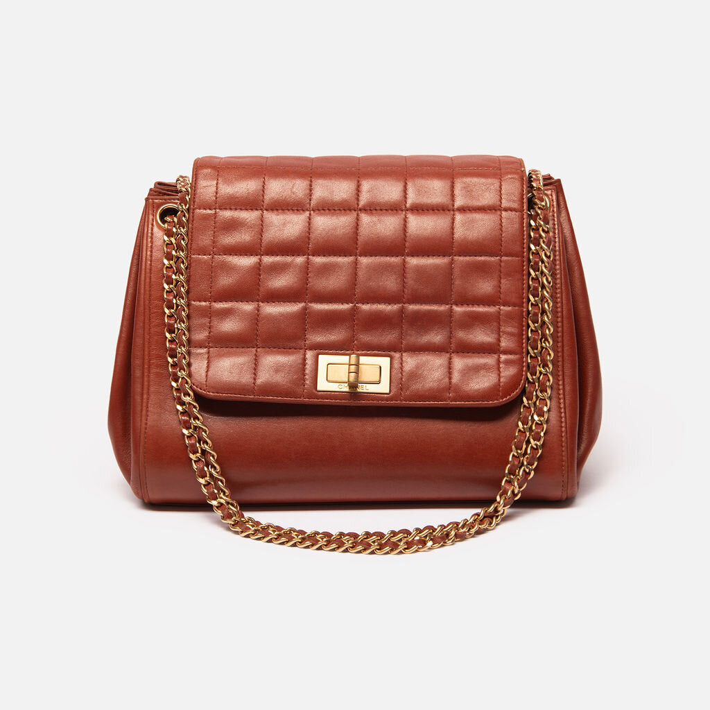 Chanel Brown Leather Flap