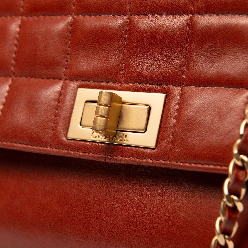 Chanel Brown Leather Flap