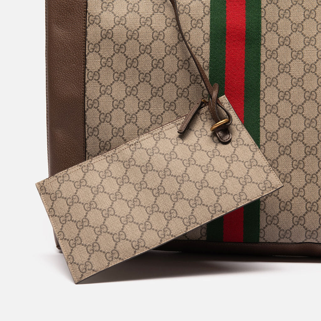 Gucci Ophidia Tote Black and White