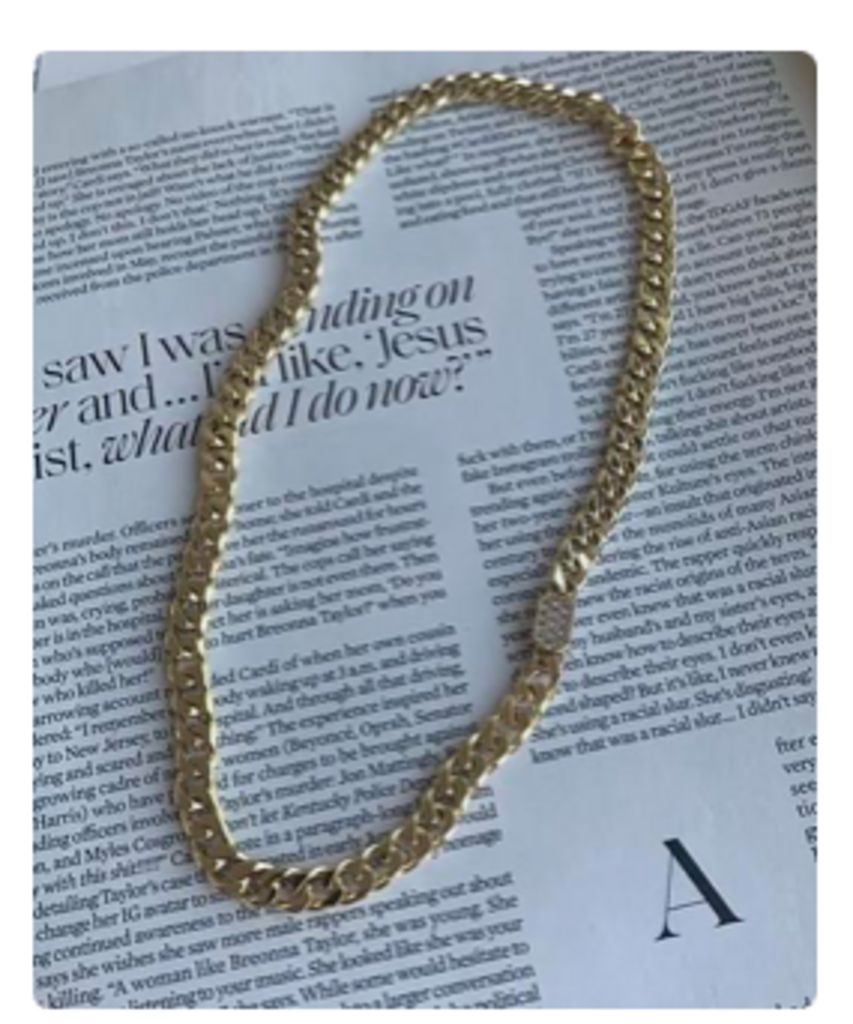 Bold Thick Curb Chain Necklace