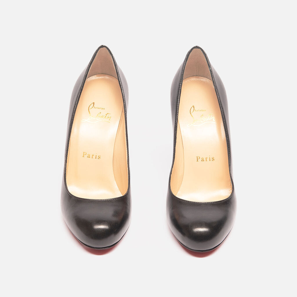 Christian Louboutin Black Leather Pump