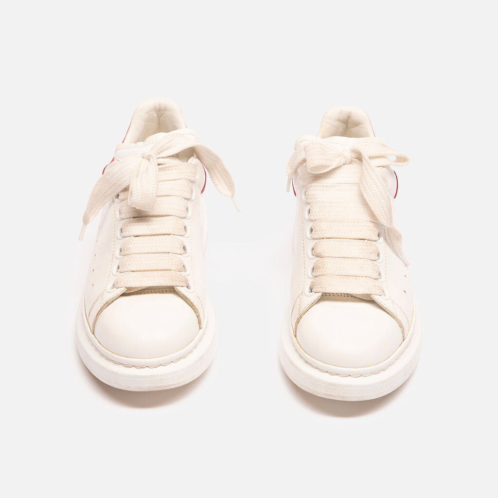 Alexander McQueen White Leather Sneaker