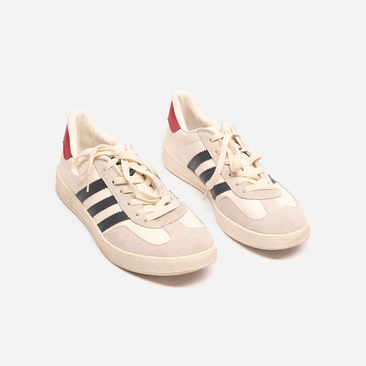Gucci x Adidas Whtite Leather Navy Stripe Sneaker