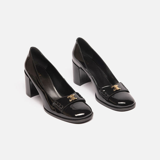 Celine Black Patent Pump