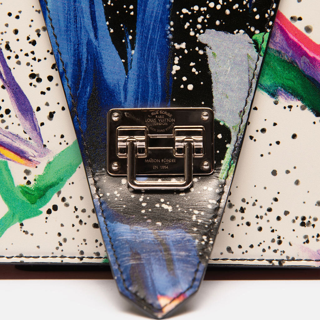Louis Vuitton Multicolor Splash Print Leather Trapeze Bag