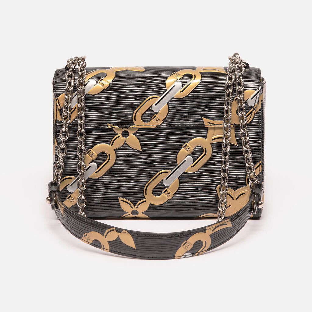 Louis Vuitton Epi Chain Flower Twist MM Shoulder Bag