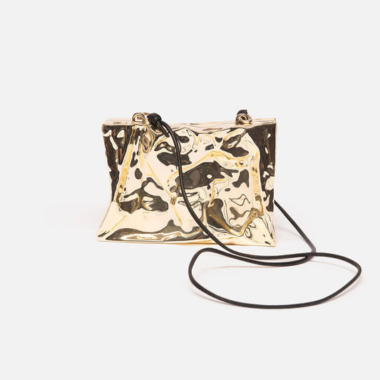 Proenza Schoulder Gold Crush Clutch Bag