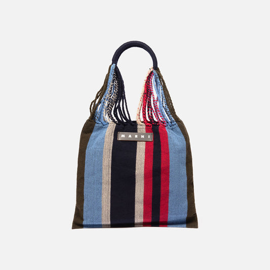 Marni Red & Blue Market Tote