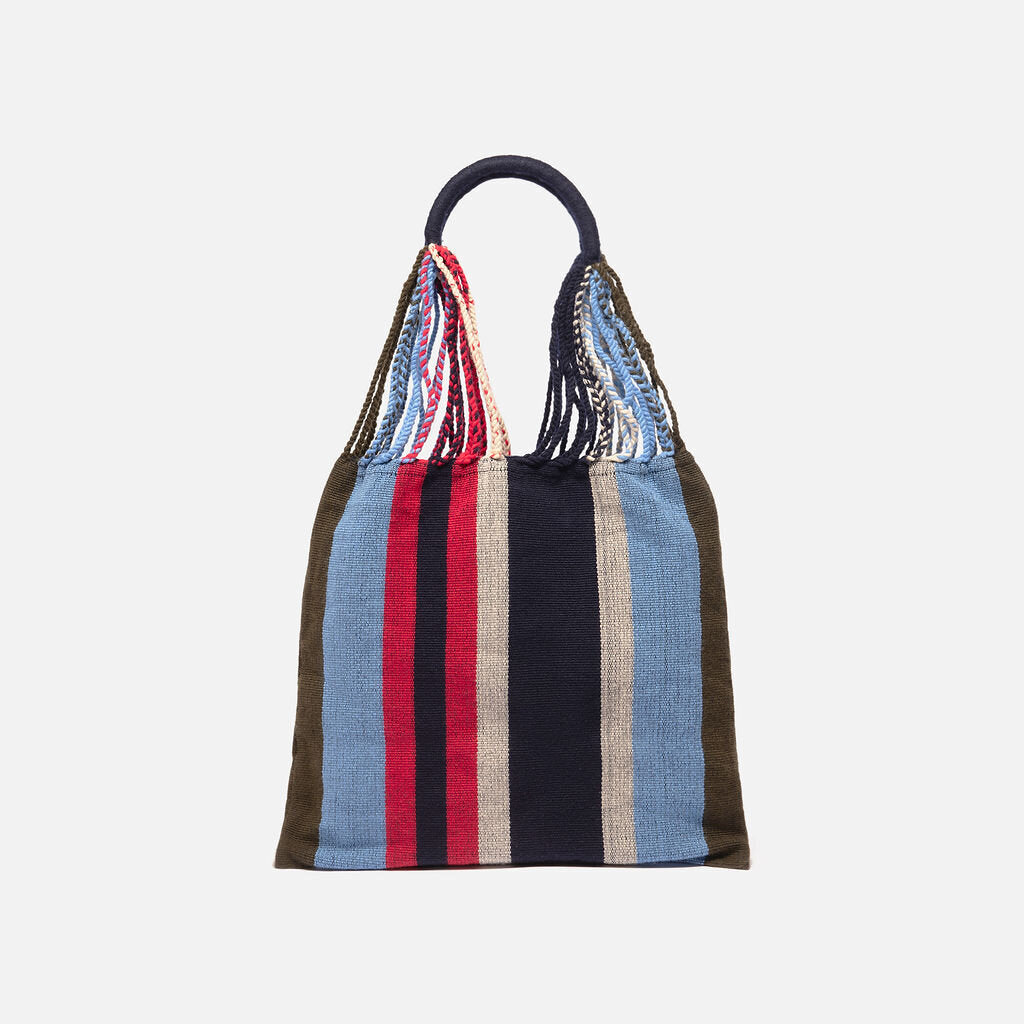 Marni Red & Blue Market Tote