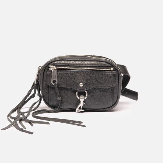 Rebecca Minkoff Black Leather Belt Bag
