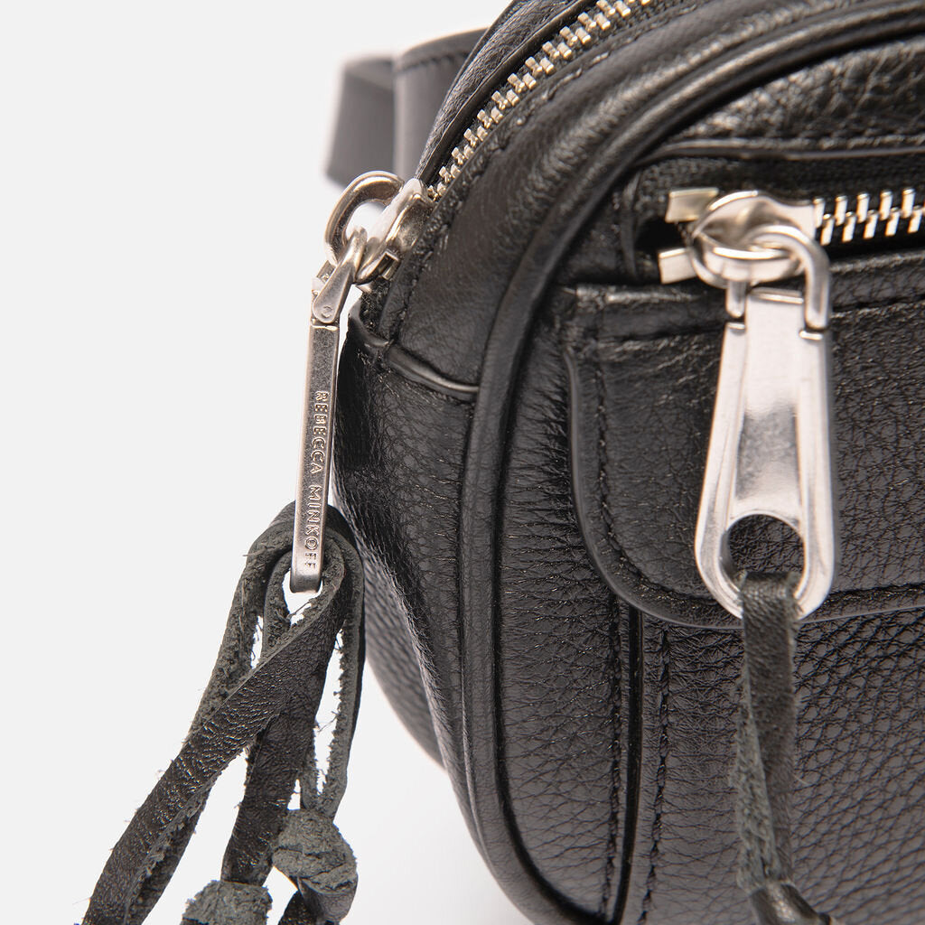 Rebecca Minkoff Black Leather Belt Bag