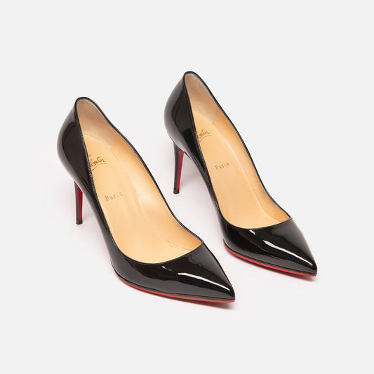 Christian Louboutin Black Patent Leather Pumps