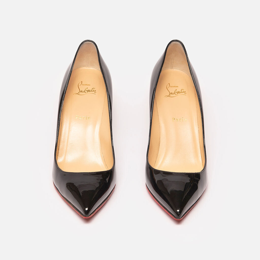 Christian Louboutin Black Patent Leather Pumps