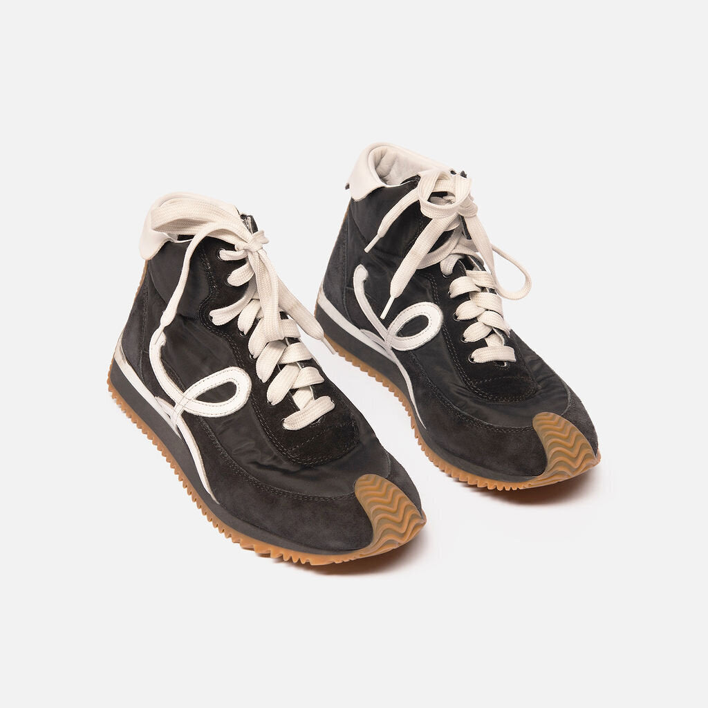 Loewe Black & White Nylon Sneaker
