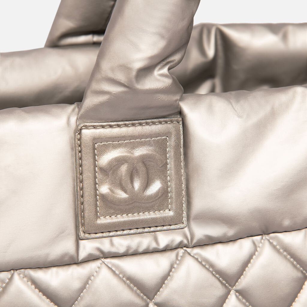 Chanel Gray Nylon Cocoon Tote