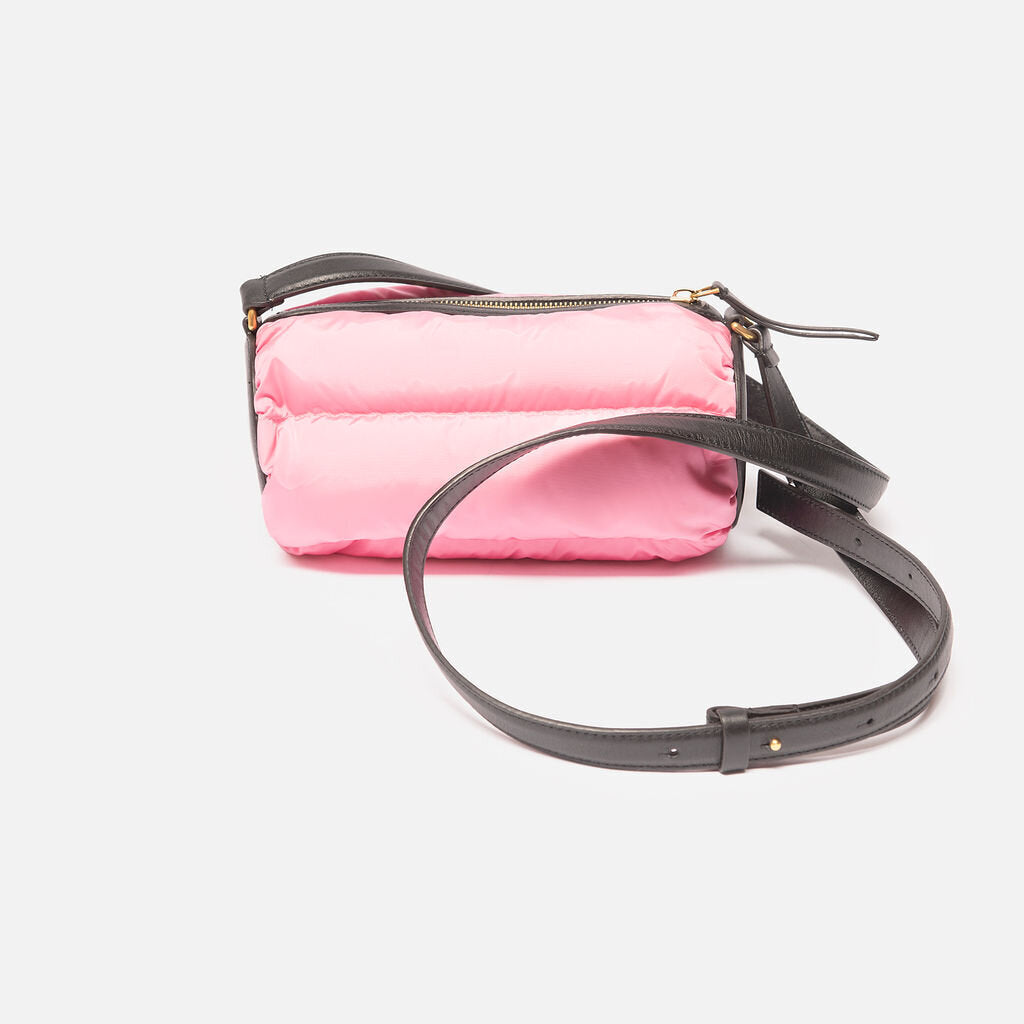 Moncler Pink Nylon Keoni Crossbody Pink